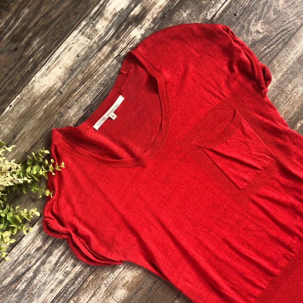 RACHEL Rachel Roy • Red short sleeve top